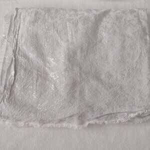 Jo Ann Silver Floral Quilting Cotton Tonal Gray 60 in long